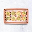 CM SPINACH & FETA MINI QUICHES (8 pieces)