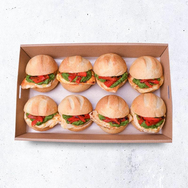 GRILLED CHICKEN BURGERS (8 pieces)